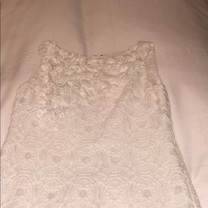 Muse White Lace Shift